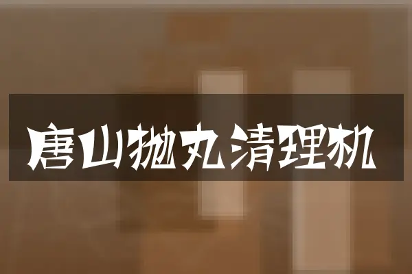 唐山抛丸清理机