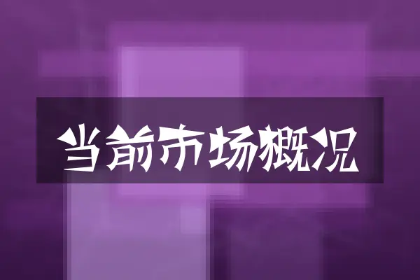 当前市场概况